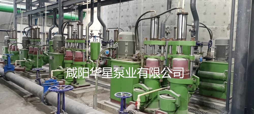 洗煤污水处理咸阳柱塞泵使用现场