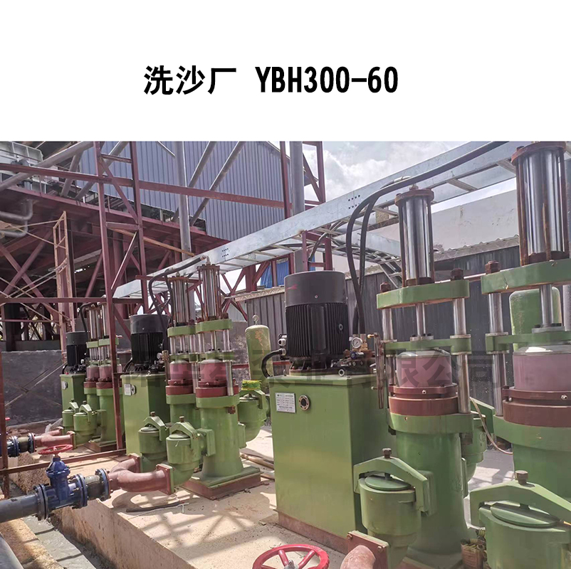 洗沙场使用咸阳柱塞泵案例