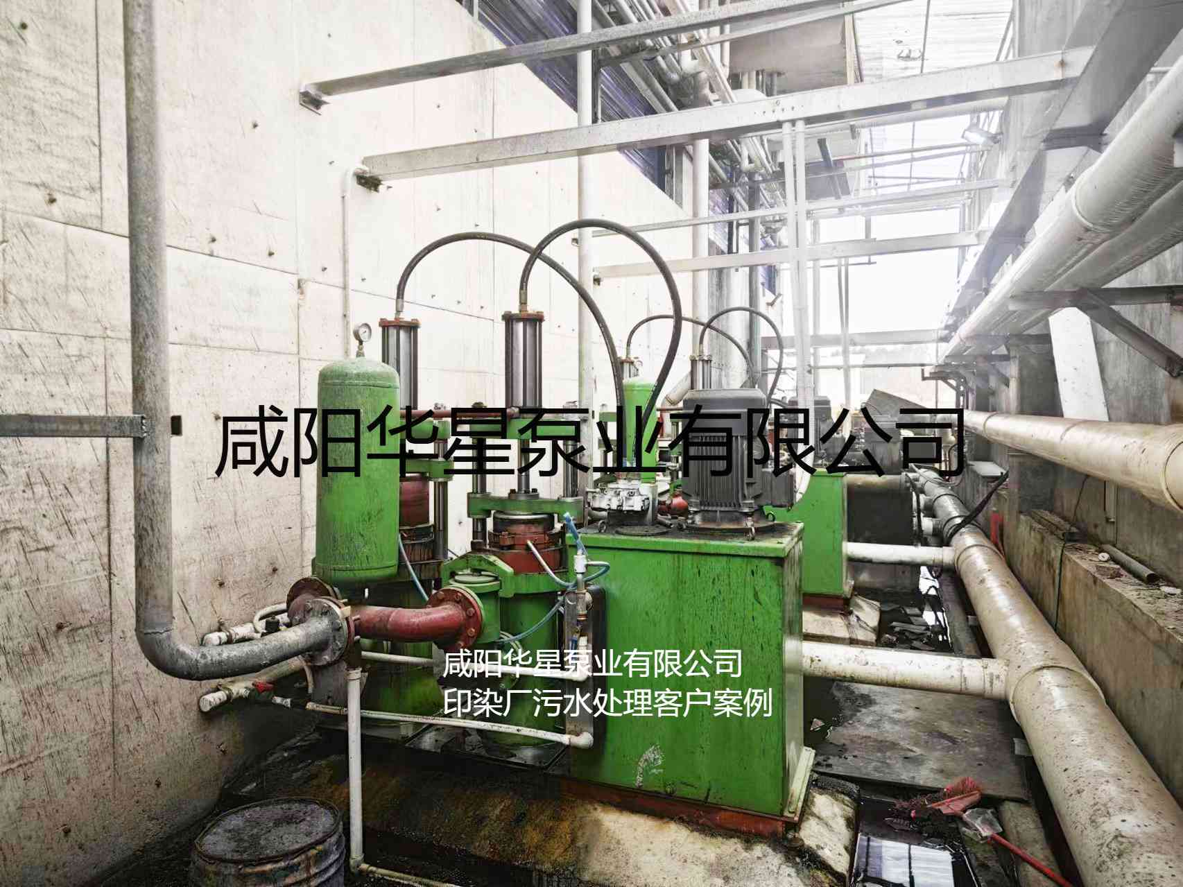 印染厂使用不锈钢节能柱塞泵现场